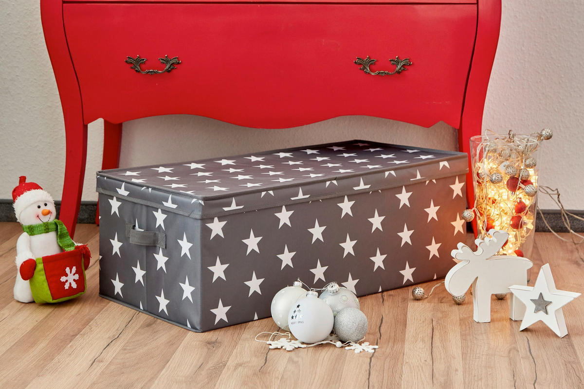 DEKOKISTE - Grau, Basics, Textil (58/36/25cm) - LOVE IT STORE IT