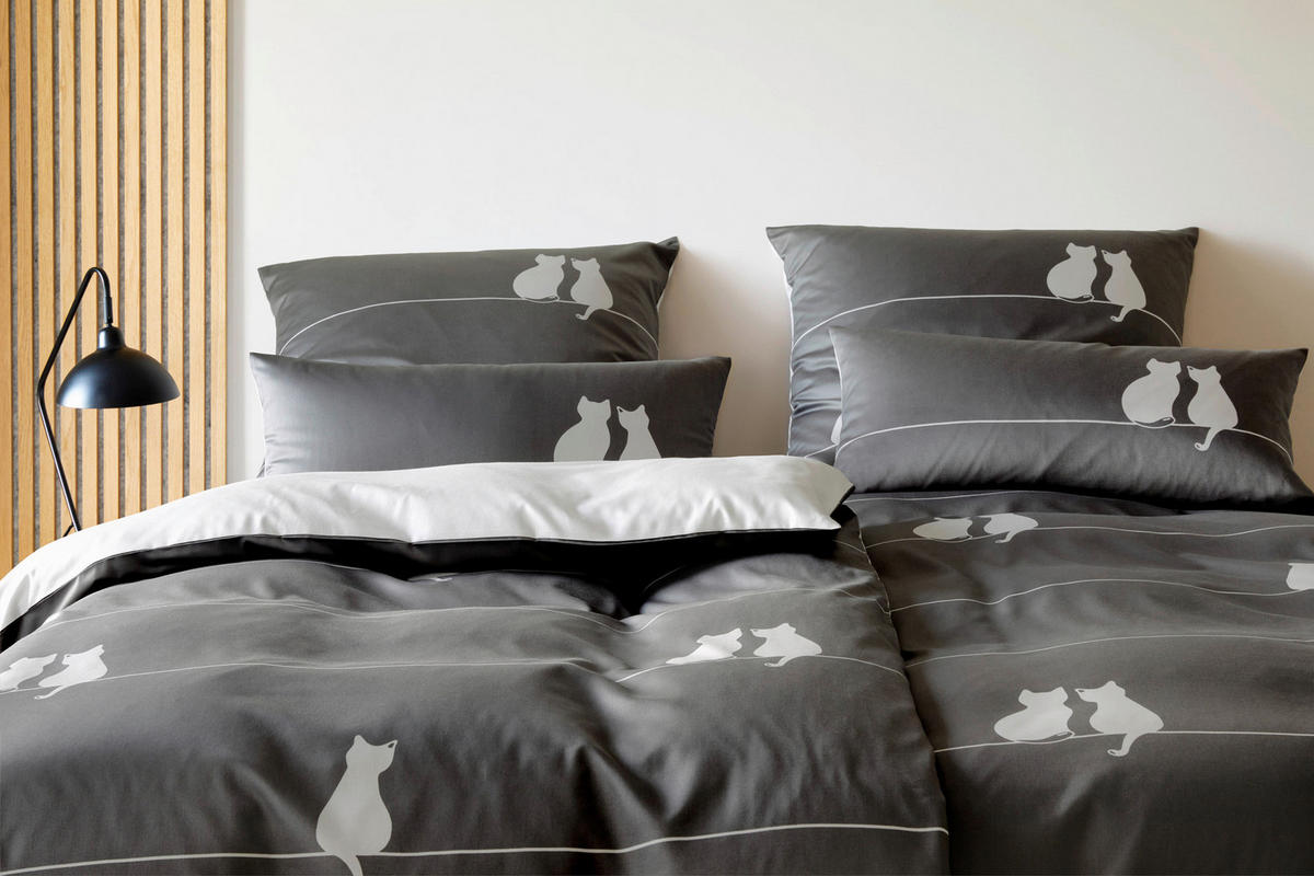 POSTELJINA 140/200 cm  YOU&ME  - antracit, Konvencionalno, tekstil (140/200cm) - Elegante