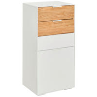 HIGHBOARD  in 52/104/40 cm  - Eichefarben/Weiß, Design, Holz/Holzwerkstoff (52/104/40cm) - MID.YOU