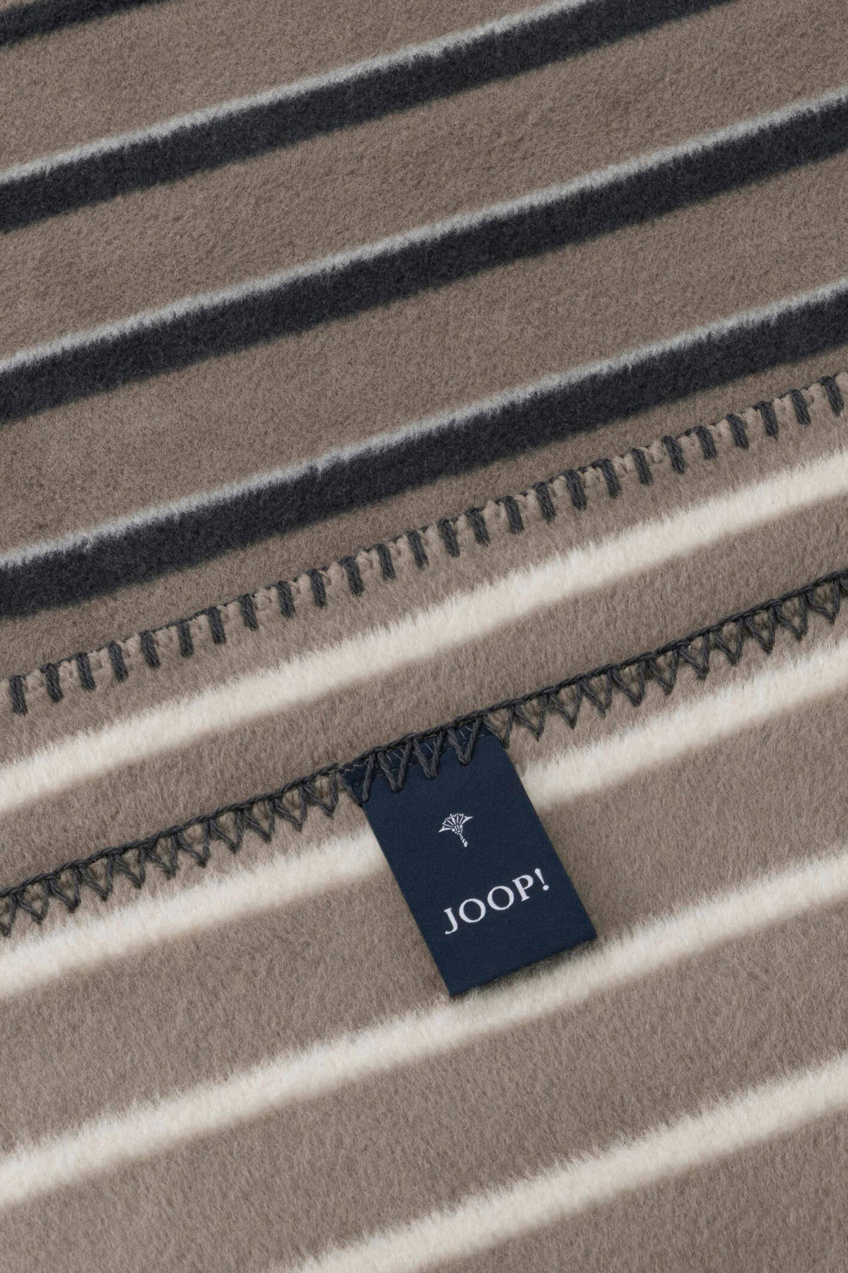 WOHNDECKE 150/200 cm  - Graubraun, Basics, Textil (150/200cm) - Joop!