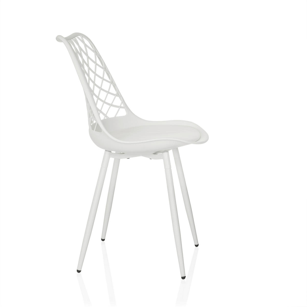 GARTENSTUHL Weiß  - Weiß, MODERN, Kunststoff/Metall (48/83/57cm) - MID.YOU