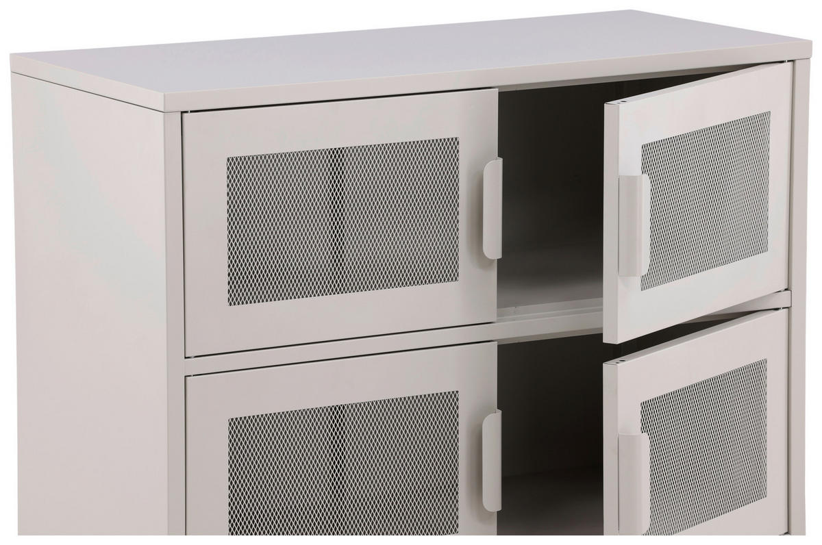 SIDEBOARD  in 90/75/40 cm  - Beige, Design, Metall (90/75/40cm) - Livetastic