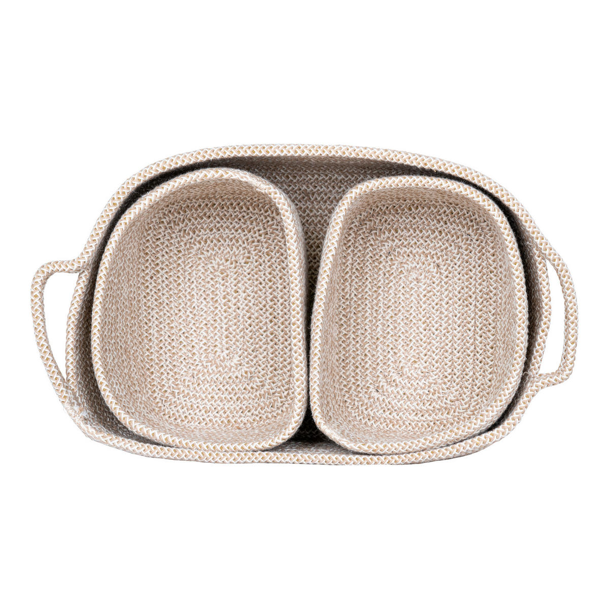 KORBSET - Beige, Basics, Textil