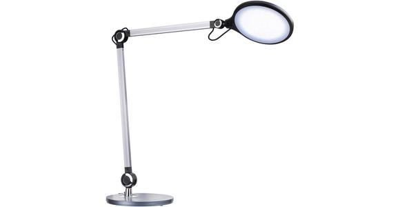 LED-SCHREIBTISCHLEUCHTE 20/49/20 cm   - Schwarz, Design, Kunststoff (20/49/20cm) - Novel