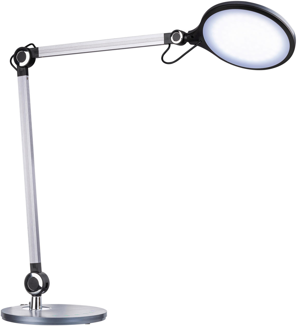 LED-SCHREIBTISCHLEUCHTE 20/49/20 cm   - Schwarz, Design, Kunststoff (20/49/20cm) - Novel