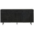 SIDEBOARD  170/80/40 cm 3 Schublade(n)  - Schwarz, LIFESTYLE, Holz/Metall (170/80/40cm) - Landscape