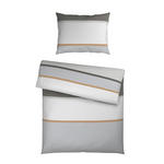 BETTWÄSCHE TANJA Satin 140/200 cm  - Grau, KONVENTIONELL, Textil (140/200cm) - Novel