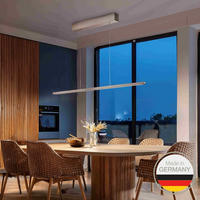 LED-HÄNGELEUCHTE 651 93/1,8/1,8 cm   - Nickelfarben, Design, Metall (93/1,8/1,8cm) - Ambiente