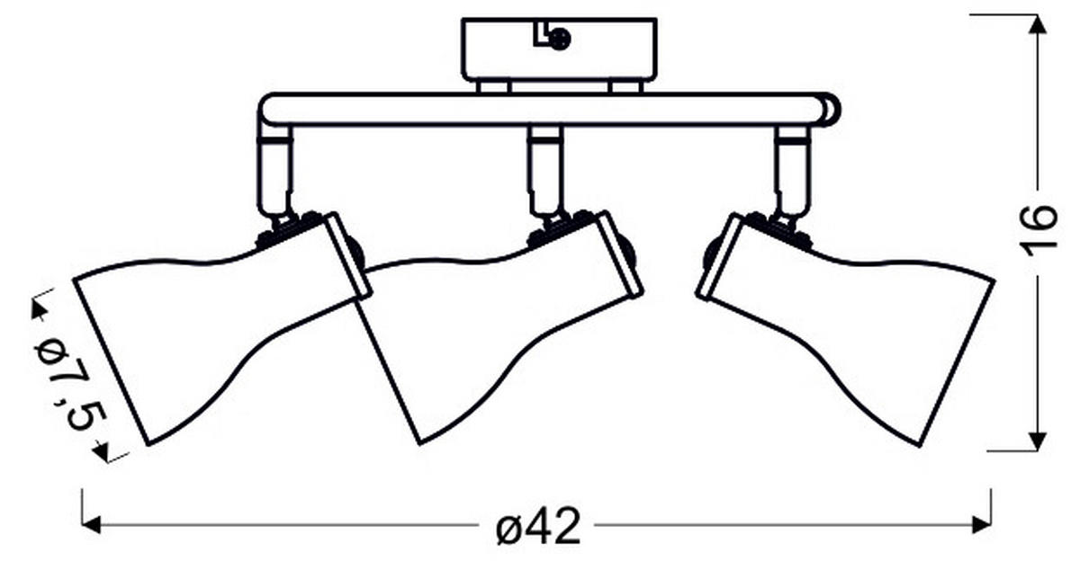 SPOTLIGHT 42/42/16 cm   - grå, Basics, metall (42/42/16cm)