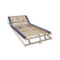 LATTENROST 90/200 cm Kopfteil, Fußteil verstellbar,  - Naturfarben, Basics, Holz (90/200cm) - Boxxx