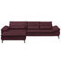 WOHNLANDSCHAFT in Textil Weinrot - Weinrot/Schwarz, Design, Textil/Metall (181/341cm) - Dieter Knoll WOHNLANDSCHAFT in Textil Weinrot - Weinrot/Schwarz, Design, Textil/Metall (181/341cm) - Dieter Knoll