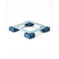 KONSTRUKCIJSKA IGRAČKA  MODU Balance Tracks & Beams  - tamno plava/svijetlo plava, Basics, drvo/plastika (70/24/20cm) - MODU