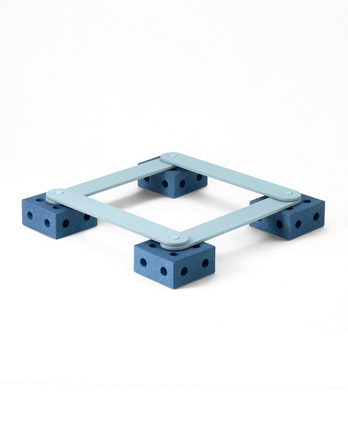 KONSTRUKCIJSKA IGRAČKA  MODU Balance Tracks & Beams  - tamno plava/svijetlo plava, Basics, drvo/plastika (70/24/20cm) - MODU