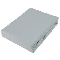 BOXSPRING-FIXLEINTUCH - Silberfarben, Konventionell, Textil (90/220cm) - Novel