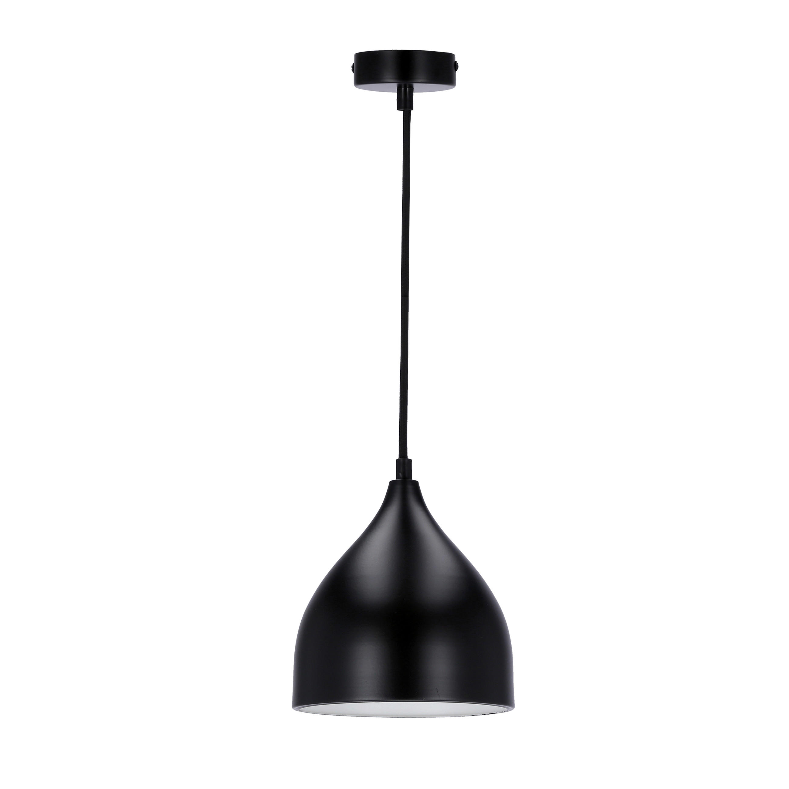 XXXLutz Hängeleuchte Schwarz 17x90x31 cm