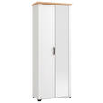 GARDEROBE 5-teilig  in 260/194,5/41 cm  - Weiß/Eiche Artisan, Basics, Holzwerkstoff (260/194,5/41cm) - Carryhome