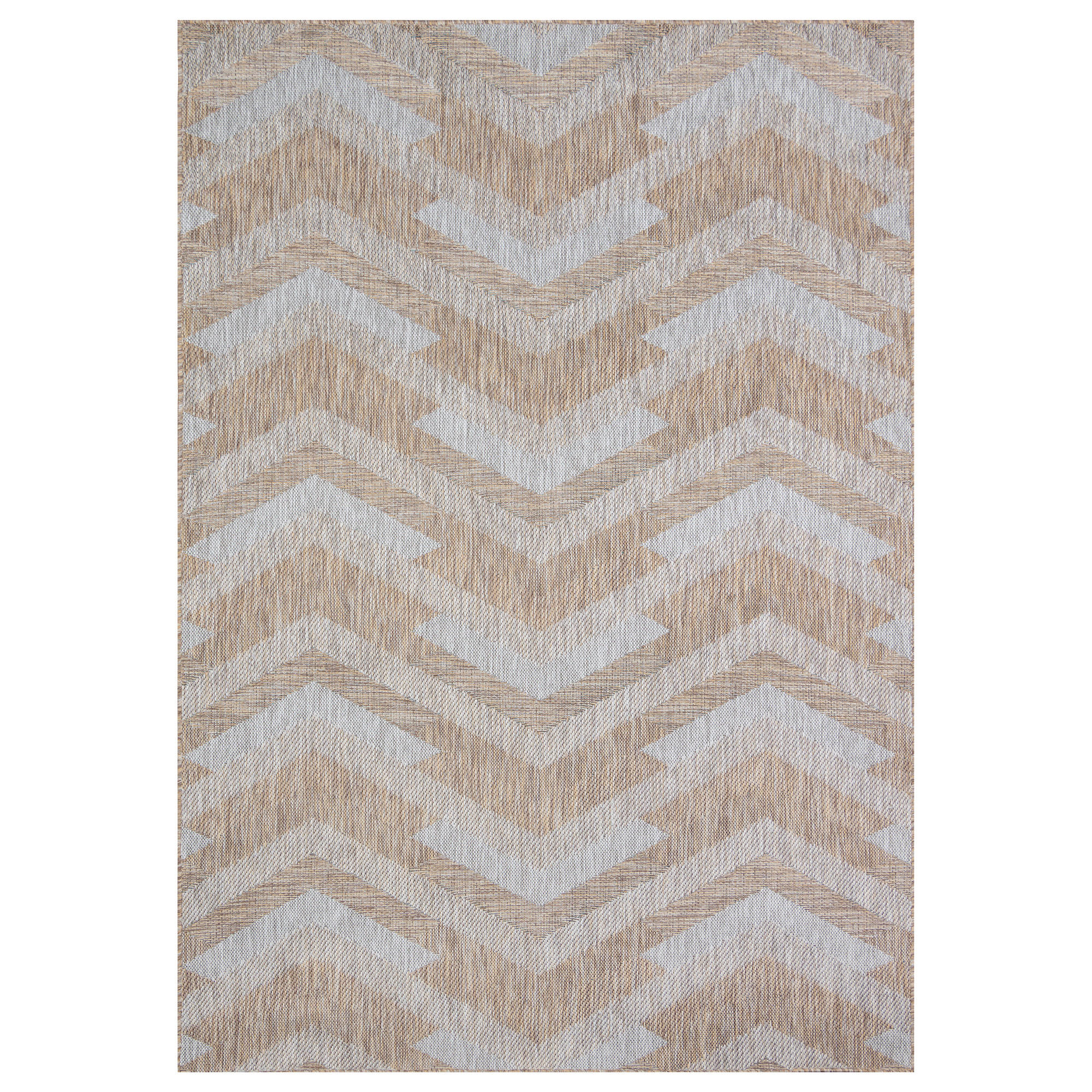 OUTDOORTEPPICH 80/150 cm Melissa Braun, Grau  - Braun/Grau, KONVENTIONELL, Textil (80/150cm) - Novel