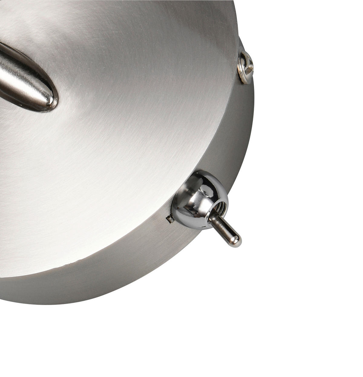 WANDLEUCHTE Flaming 13/21,5/25 cm   - Weiß/Nickelfarben, LIFESTYLE, Glas/Metall (13/21,5/25cm) - Trio Leuchten