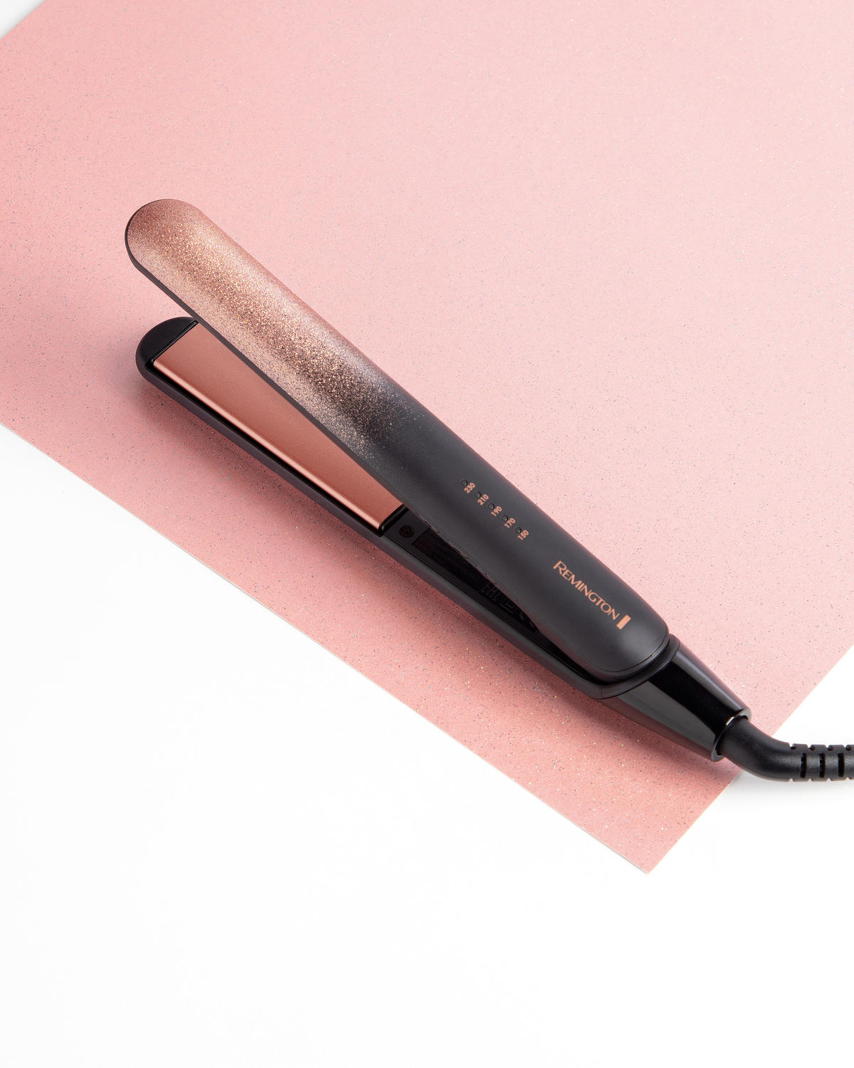 HAARGLÄTTER - Roségold/Schwarz, Basics, Kunststoff (3/9/31,5cm) - Russell Hobbs