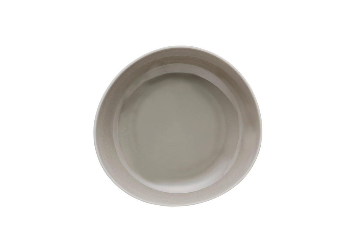 GLOBOKI KROŽNIK  Junto Pearl Grey  keramika  25 cm       - siva/bež, Basics, keramika (25cm) - Rosenthal