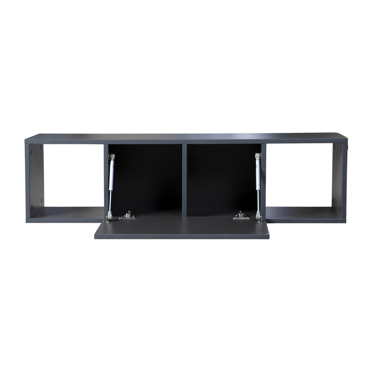 REGAL Anthrazit  - Anthrazit, MODERN, Holzwerkstoff (124/32/32cm) - Minecraft