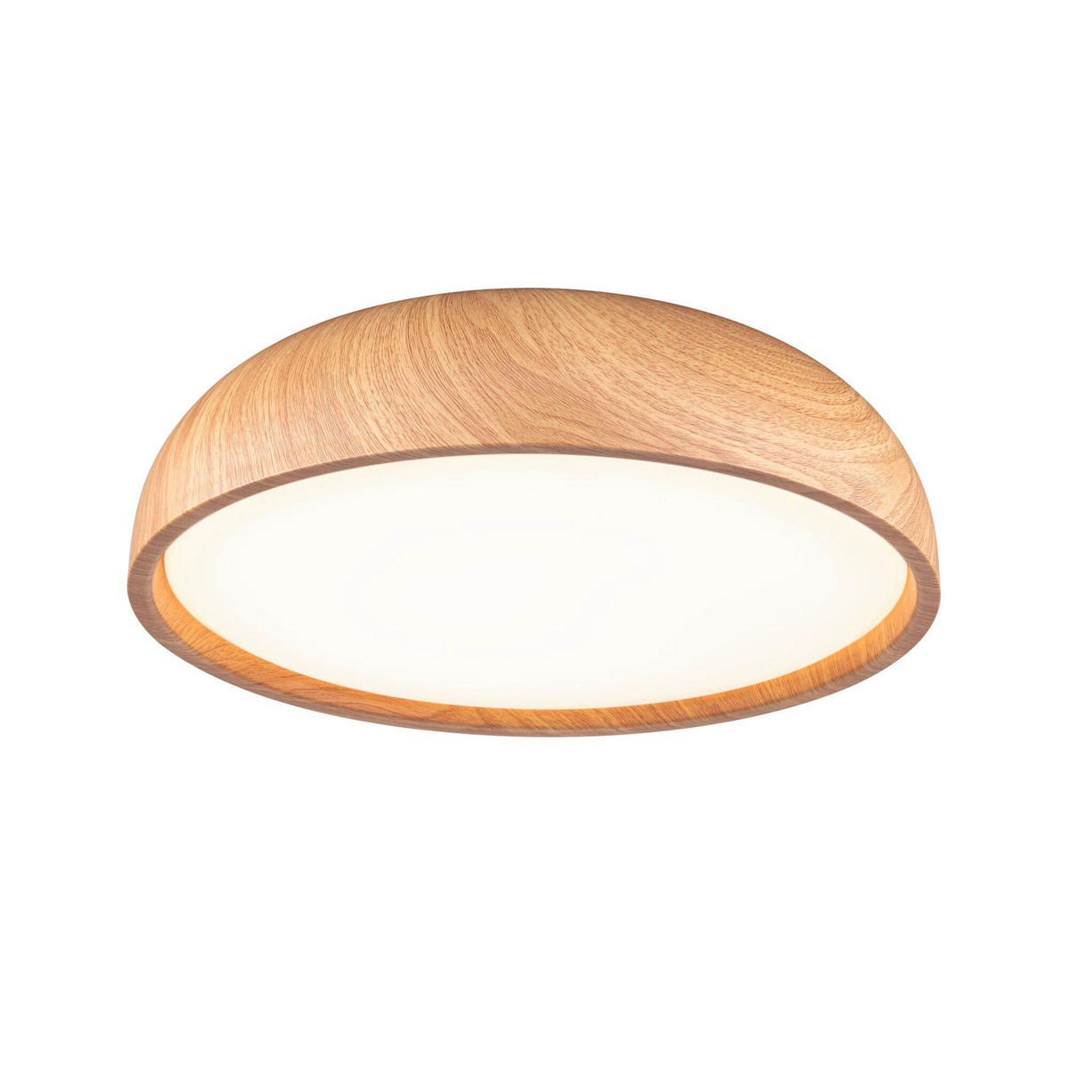LED-DECKENLEUCHTE Oka 36/10,5 cm   - Ahornfarben, Basics, Kunststoff (36/10,5cm) - Paulmann