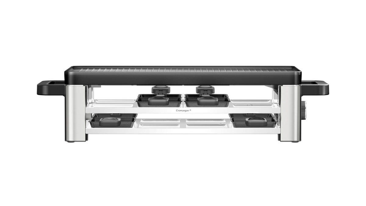 RACLETTE-GRILL WMF Lono  - Edelstahlfarben, Design, Metall (44/24/13,2cm) - WMF