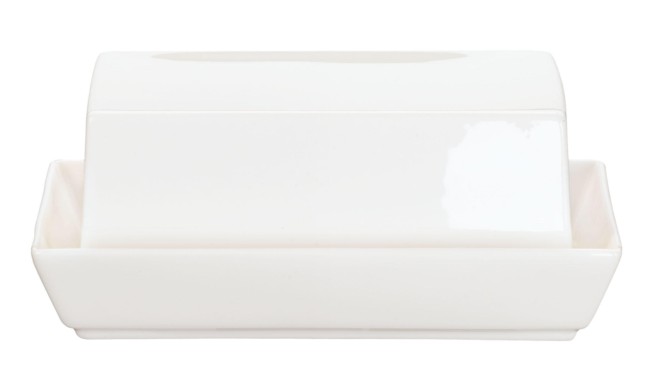 BUTTERDOSE Keramik Fine Bone China  - Weiß, Basics, Keramik (12.8/15.7cm) - ASA