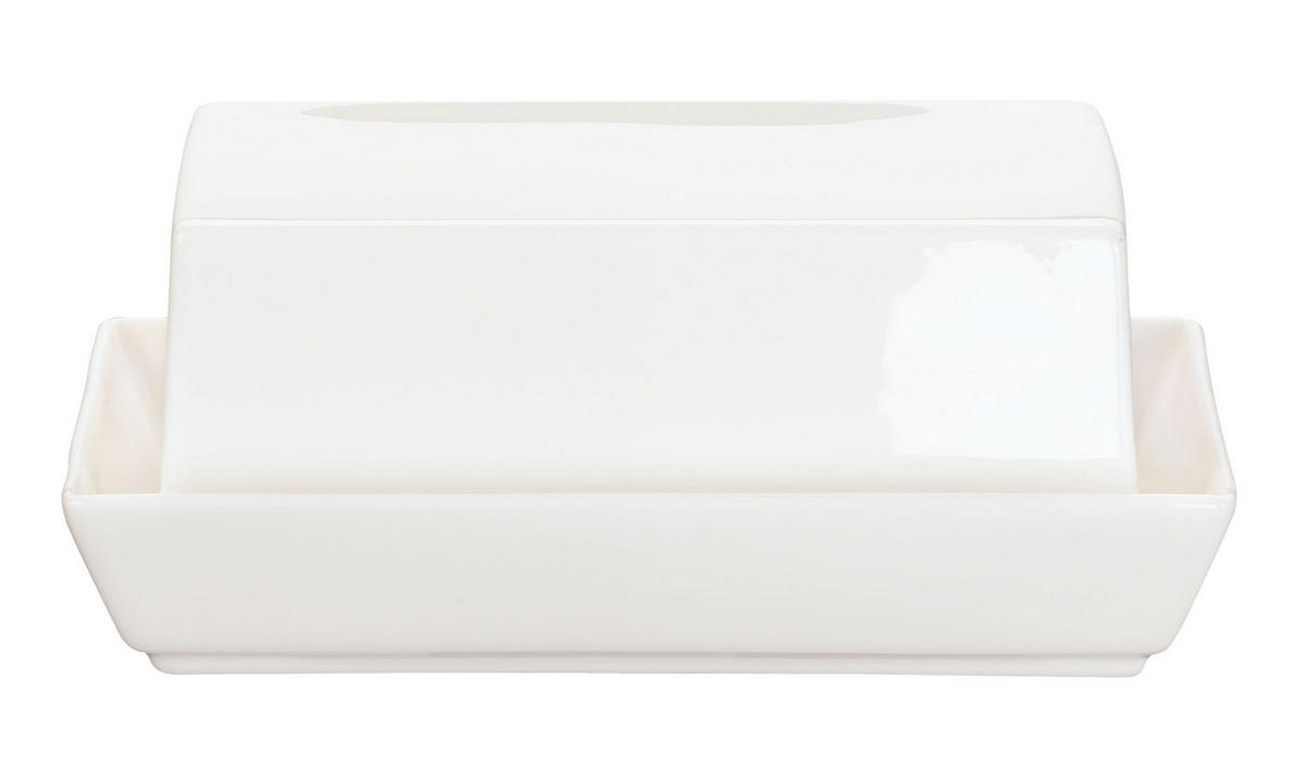 BUTTERDOSE Keramik Fine Bone China  - Weiß, Basics, Keramik (12.8/15.7cm) - ASA