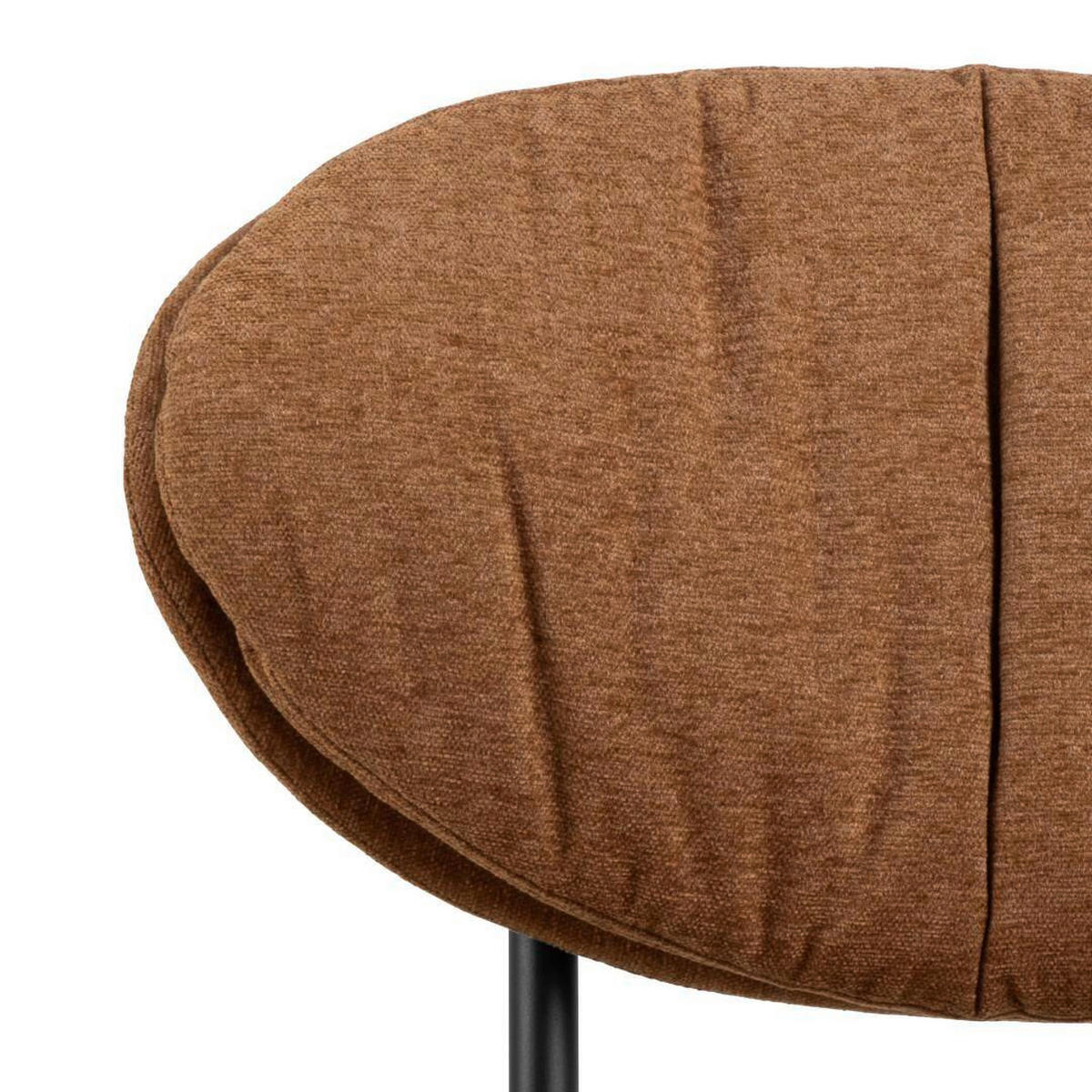 FÅTÖLJ i metall, textil terrakotta  - terrakotta, Design, metall/textil (70/73/76cm) - Best Price