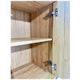 SIDEBOARD WABI  in 180/81/40 cm  - Eichefarben/Schwarz, Design, Holz/Holzwerkstoff (180/81/40cm) - Xora