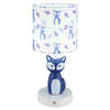 LED-TISCHLEUCHTE 15/33,5 cm   - Blau/Weiß, Trend, Keramik/Kunststoff (15/33,5cm) - Globo