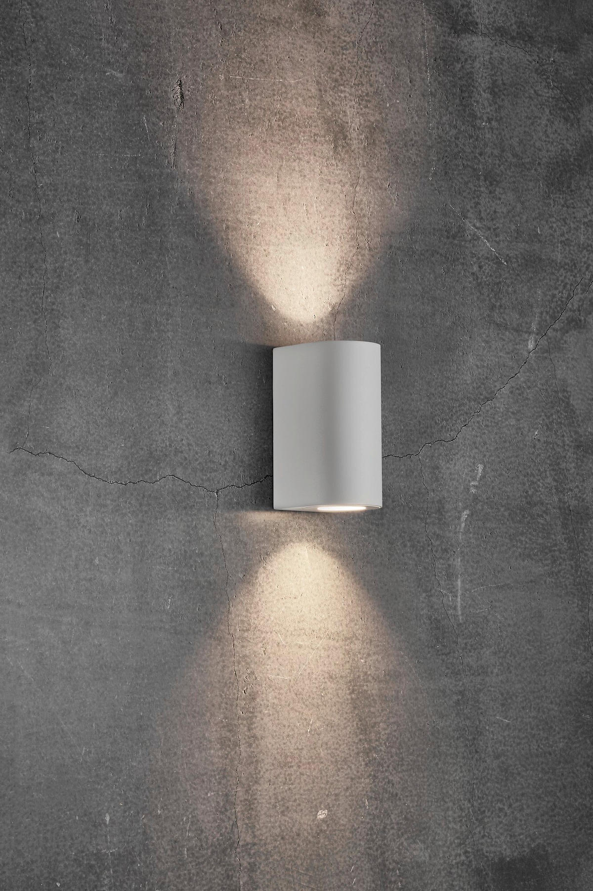 AUßENWANDLEUCHTE 8,7/10/17,2 cm   - Weiß, Design, Metall (8,7/10/17,2cm) - Nordlux