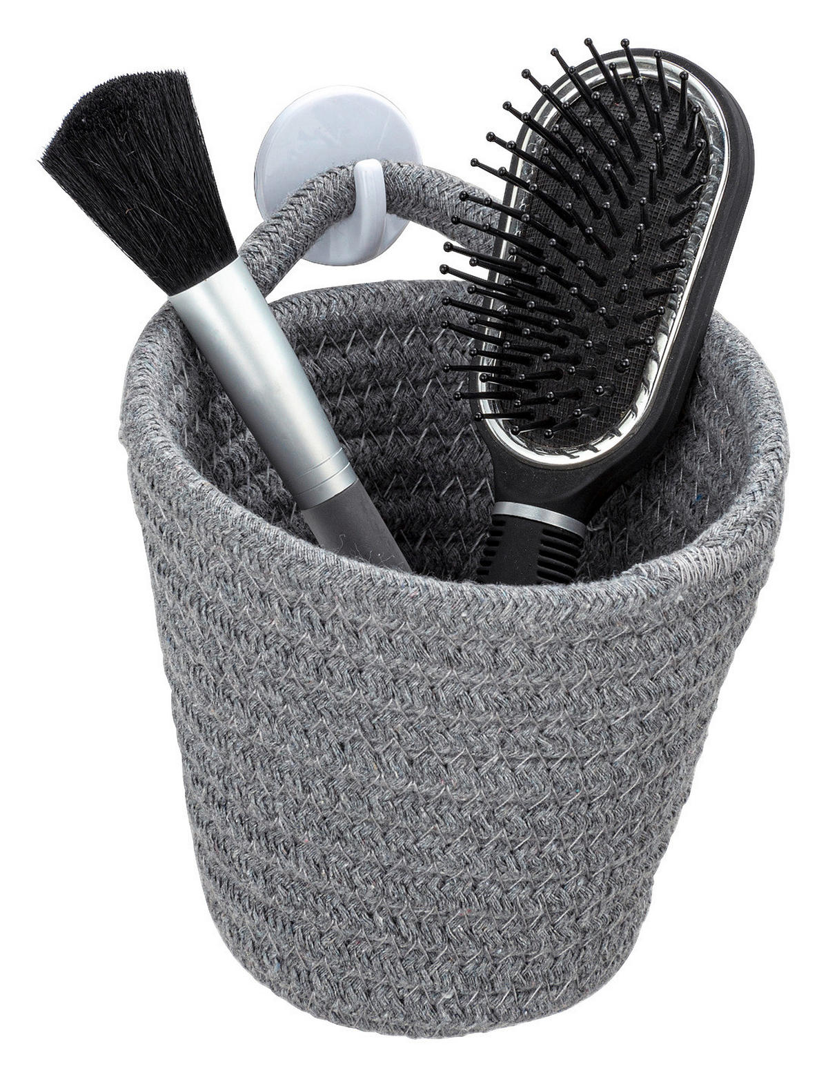 KORB  - Grau, Basics, Textil (12,5/12/14,5cm) - Wenko