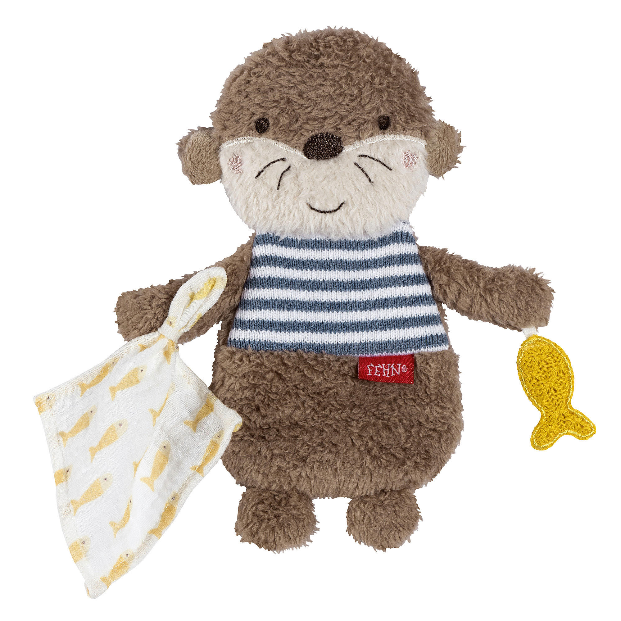 Fehn Kuscheltier Otter Theo Mehrfarbig 14.5x1.5x18 cm