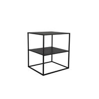 BEISTELLTISCH 40/45/51 cm Schwarz  - Schwarz, MODERN, Metall (40/45/51cm)