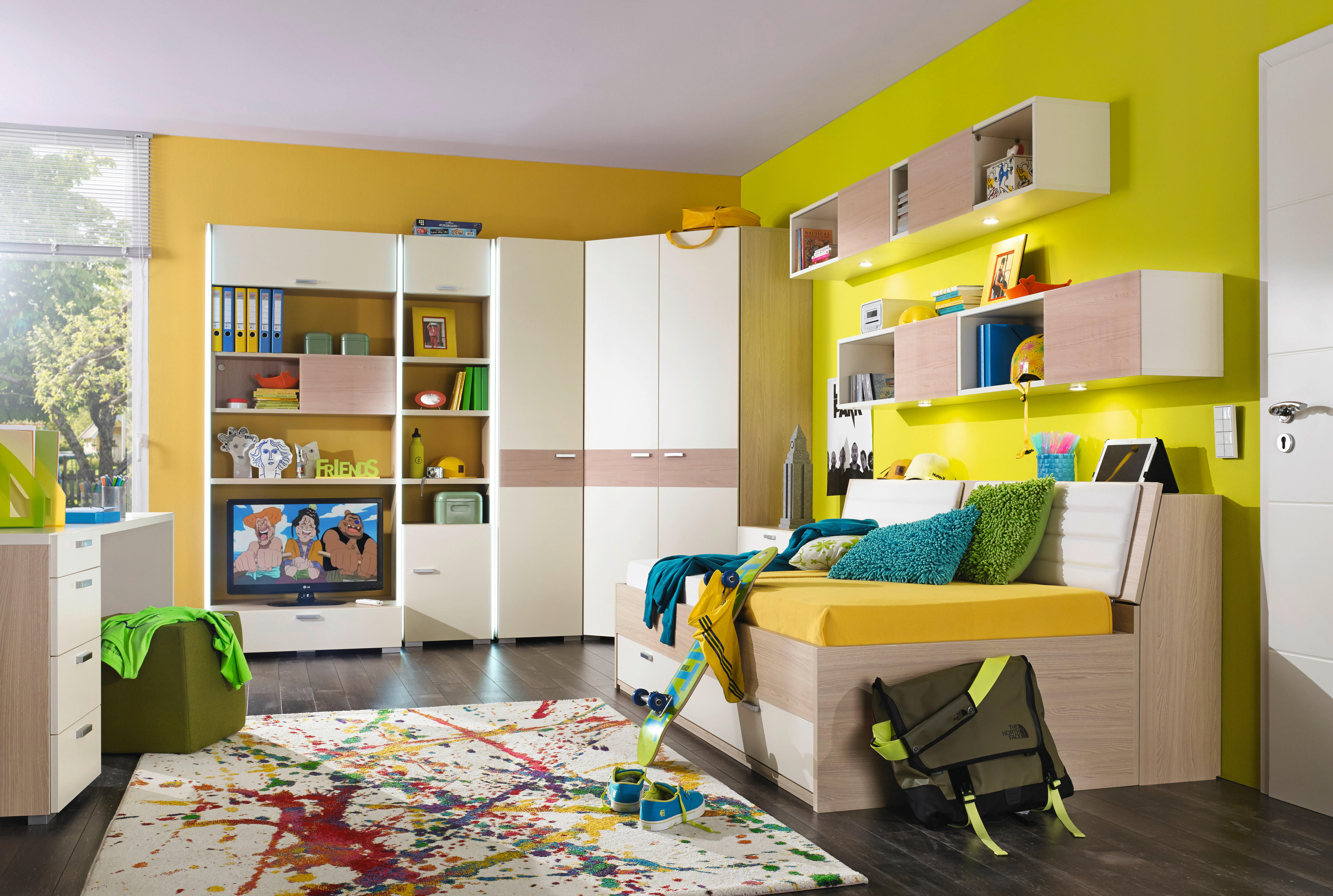 JUGENDZIMMER - Design, Glas/Holzwerkstoff - Venda