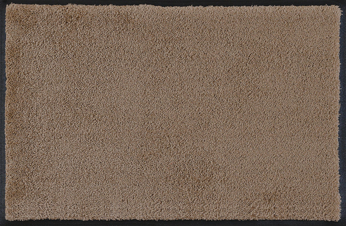 FUßMATTE  50/75 cm  Taupe  - Taupe, KONVENTIONELL, Kunststoff/Textil (50/75cm) - wash+dry