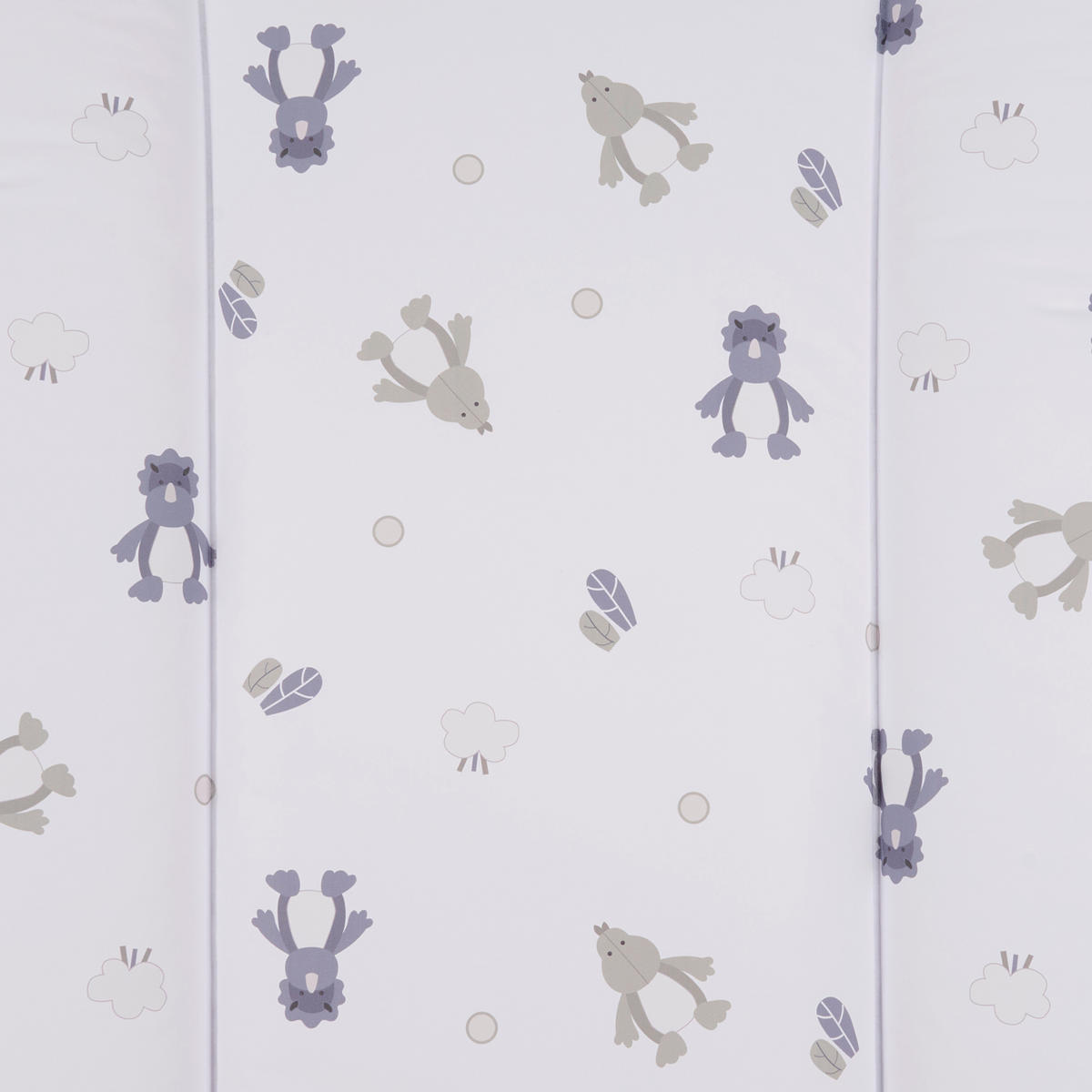 PREBAĽOVACIA PODLOŽKA, 50/70 cm - viacfarebná, Basics, plast (50/70cm) - Patinio