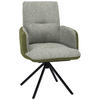 ARMLEHNSTUHL  in Stahl Flachgewebe  - Blau/Schwarz, Design, Textil/Metall (58/91/62cm) - Dieter Knoll