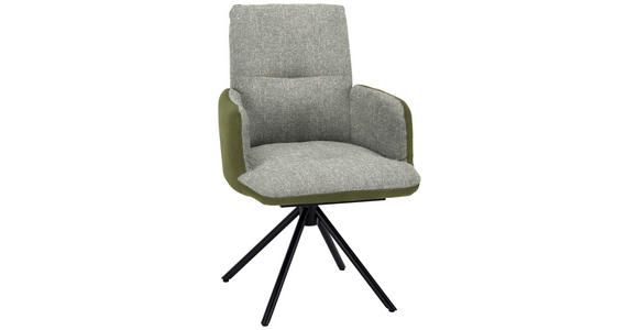 ARMLEHNSTUHL in Stahl Flachgewebe - Blau/Schwarz, Design, Textil/Metall (58/91/62cm) - Dieter Knoll