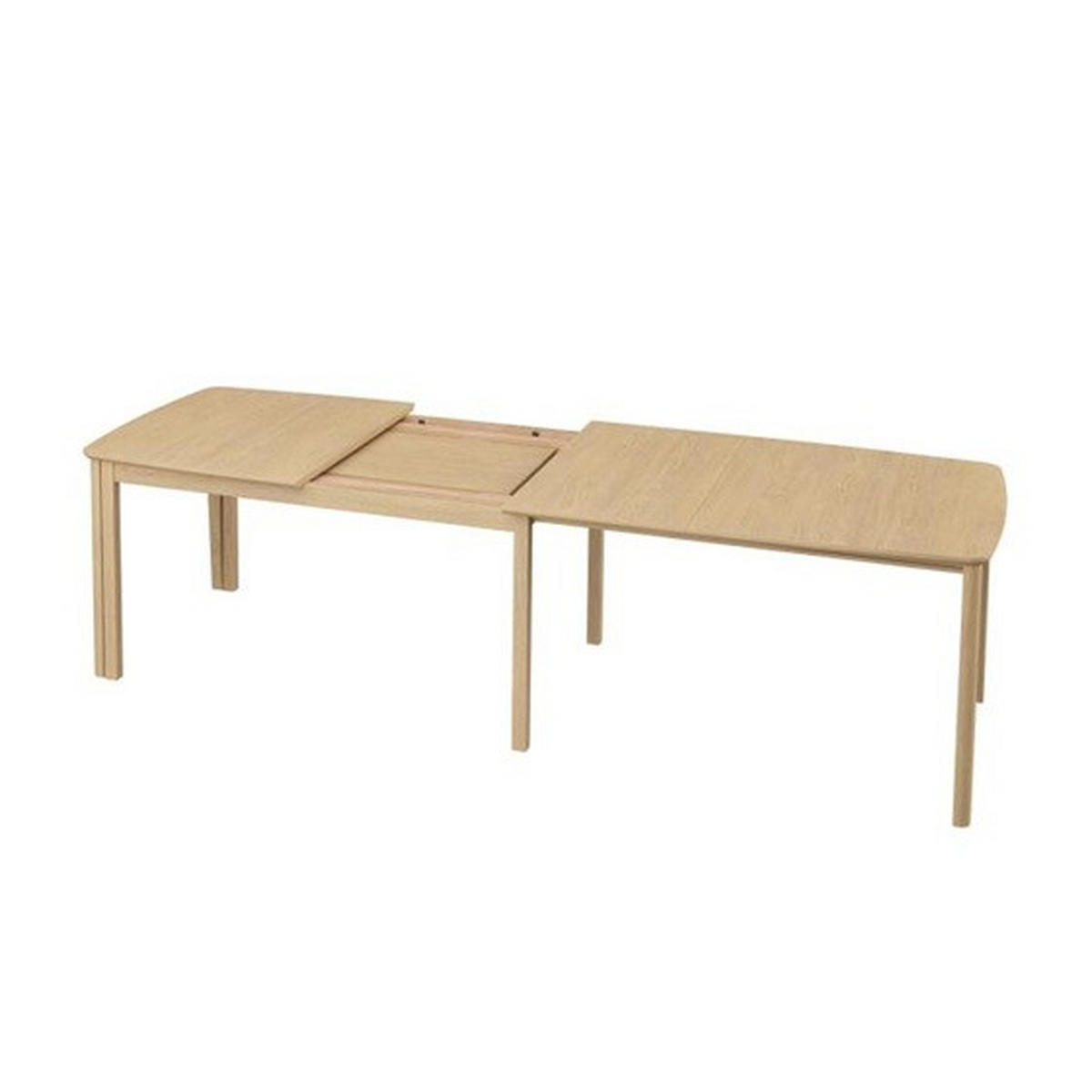 MATBORD 160-313/101/74 cm massivt trä, delar i massivt trä  trä utdragbar, finns i olika träslag rektangulär ekfärgad  - ekfärgad, Klassisk, trä (160-313/101/74cm) - Skovby