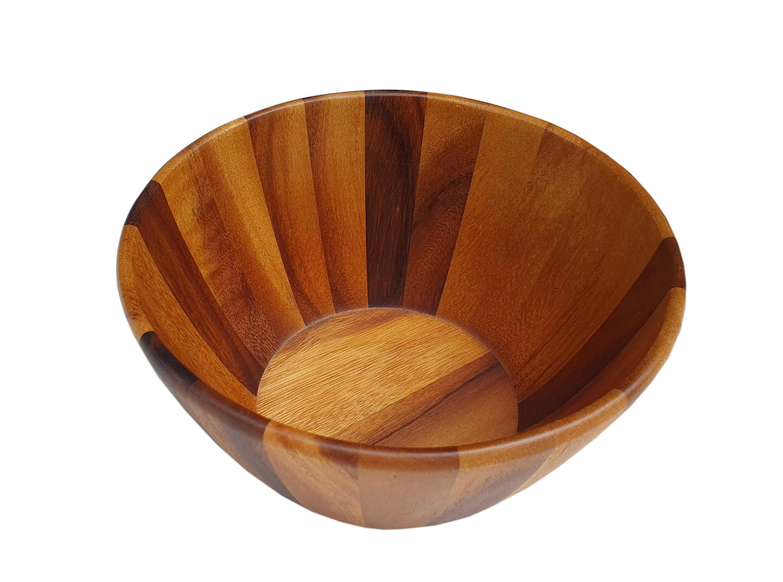 SALATSCHÜSSEL   - Akaziefarben, Natur, Holz (25/13cm) - Homeware Profession.