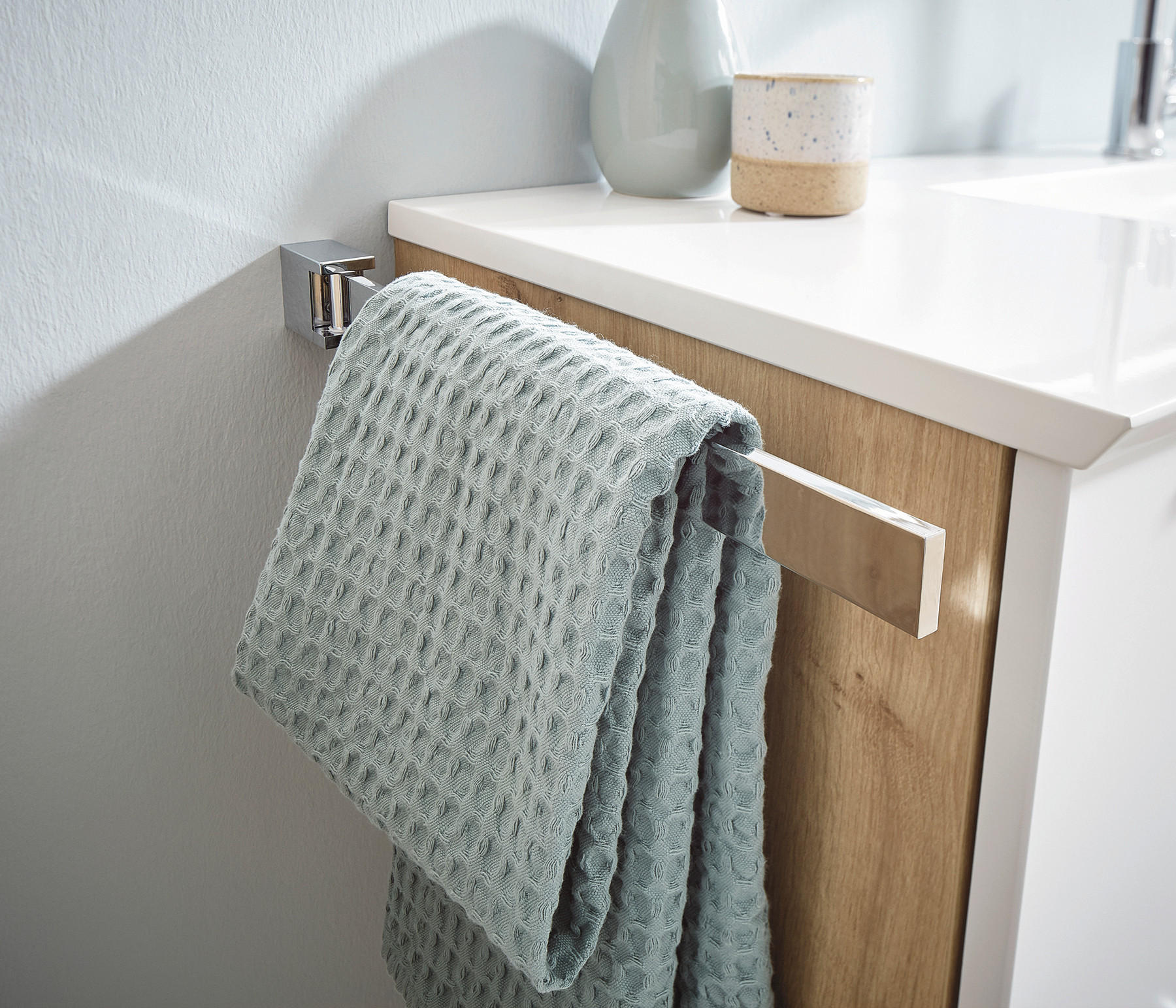 HANDTUCHSTANGE 3/4,6/42 cm - Chromfarben, Basics, Metall (3/4,6/42cm) - Dieter Knoll