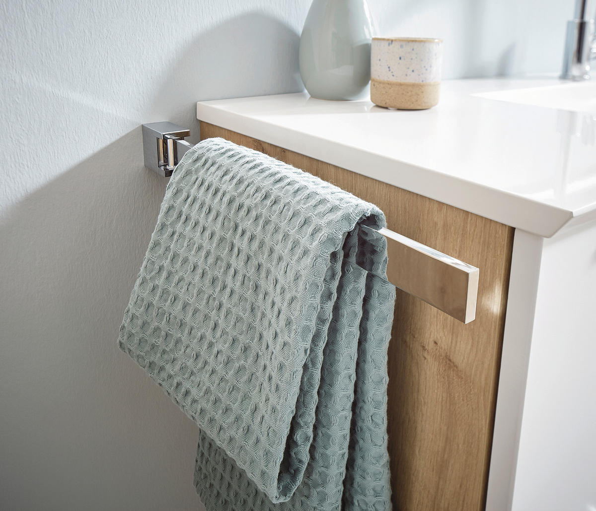 HANDTUCHSTANGE 3/4,6/42 cm  - Chromfarben, Basics, Metall (3/4,6/42cm) - Dieter Knoll