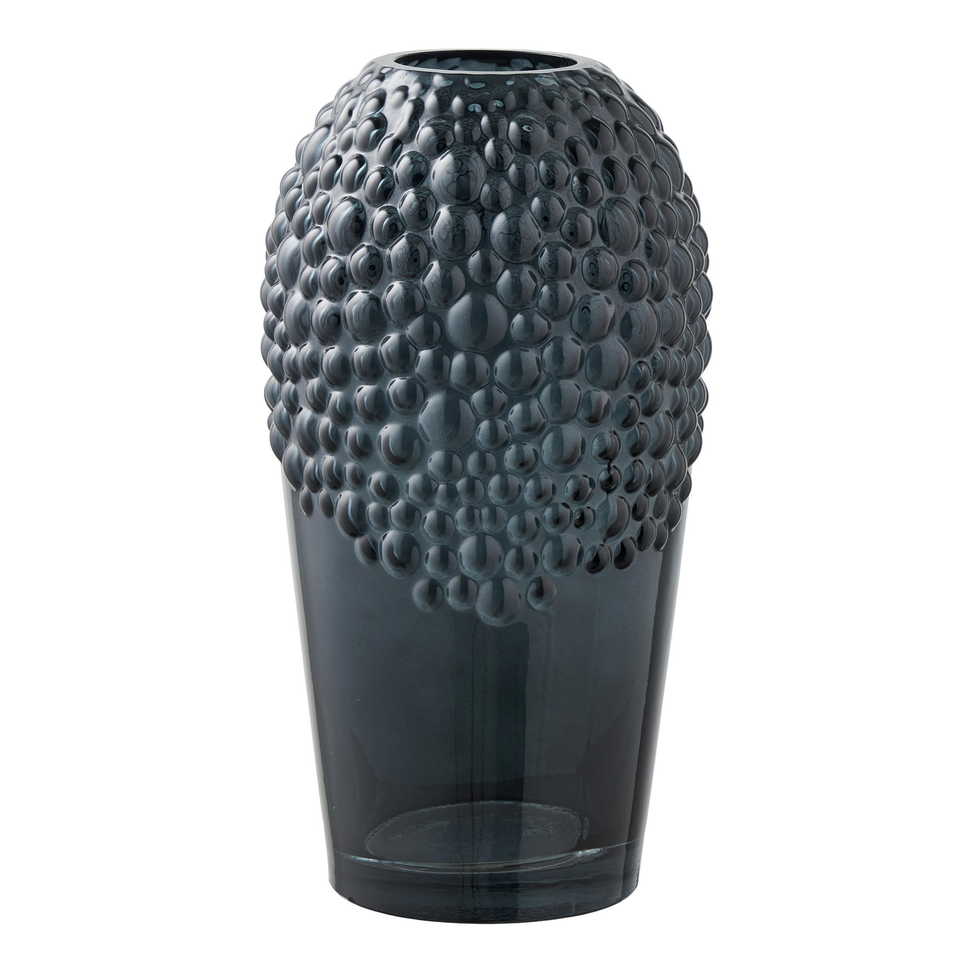 VASE Vase  - Dunkelgrau, Basics, Glas (14/25cm)