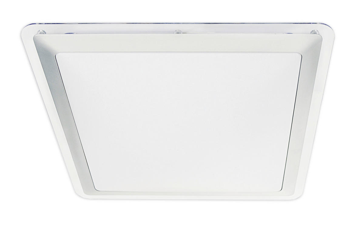 LED-WANDLEUCHTE Stan   - Weiß, Basics, Kunststoff/Metall (16/19cm) - Näve
