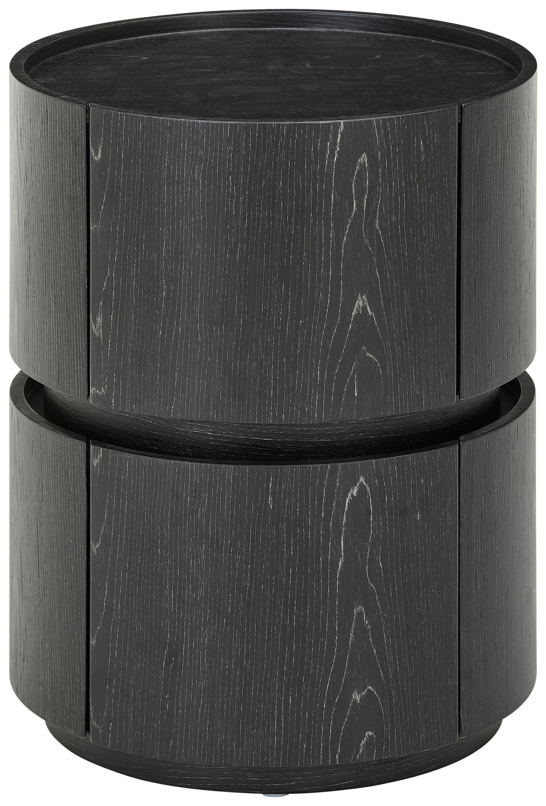 NACHTSCHRANK 40/50/40 cm  - Schwarz, Design, Holzwerkstoff (40/50/40cm) - Novel