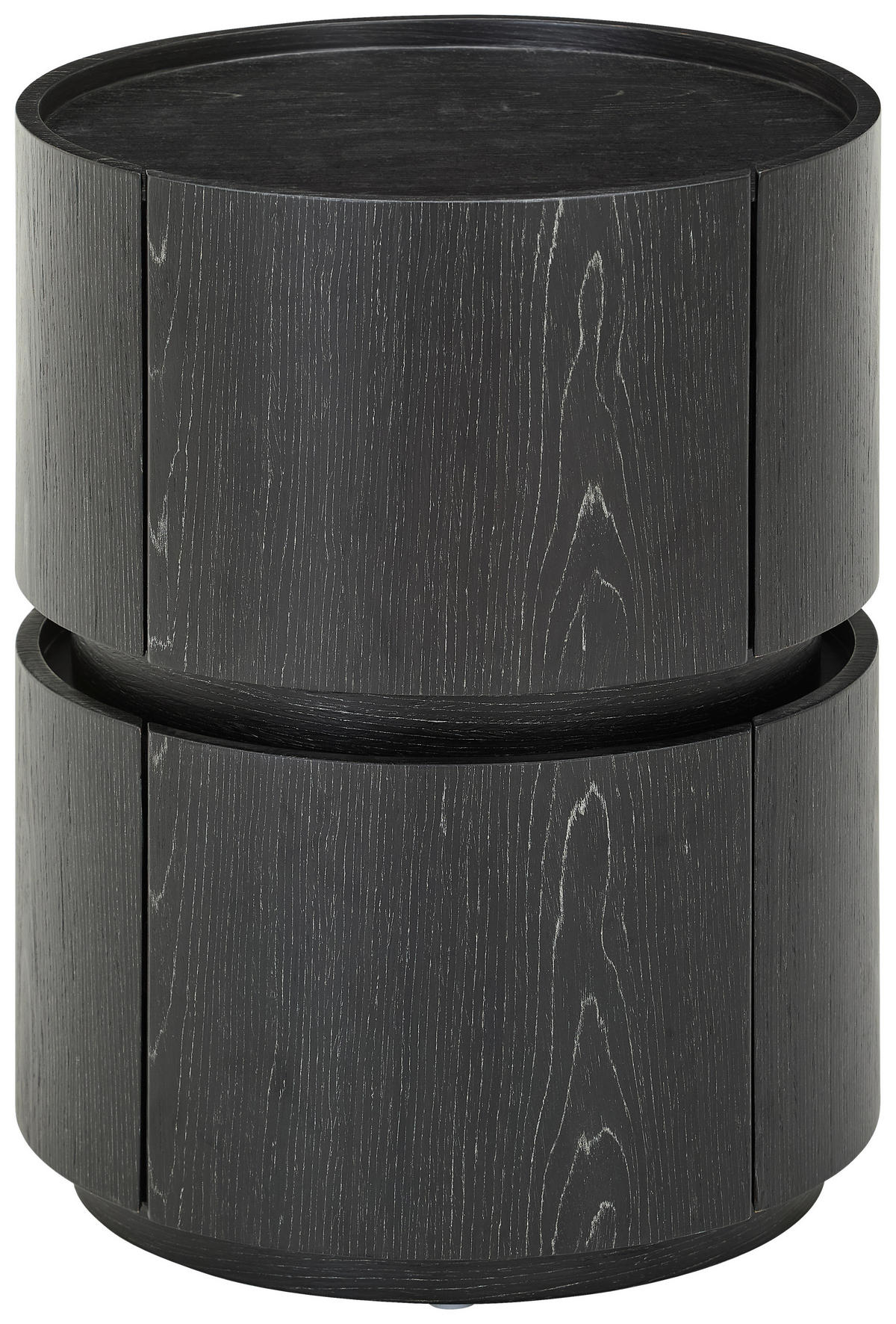 NACHTSCHRANK 40/50/40 cm  - Schwarz, Design, Holzwerkstoff (40/50/40cm) - Novel