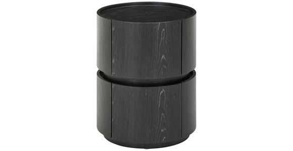 NACHTSCHRANK 40/50/40 cm  - Schwarz, Design, Holzwerkstoff (40/50/40cm) - Novel